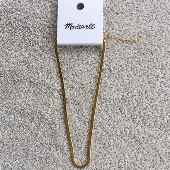 Madewell Chunky Herringbone Chain Necklace